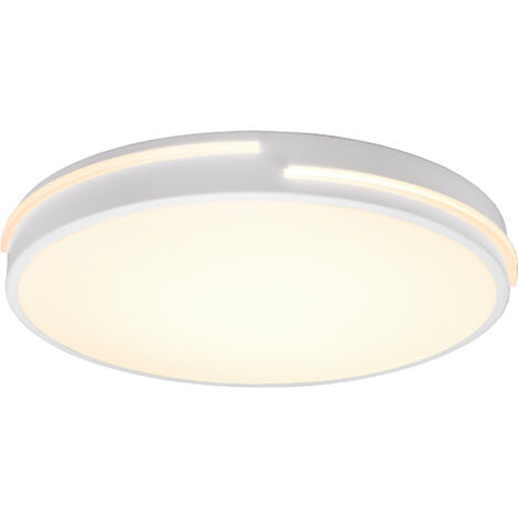 Plafoniera da Interno a LED in Metallo Bianco Opaco