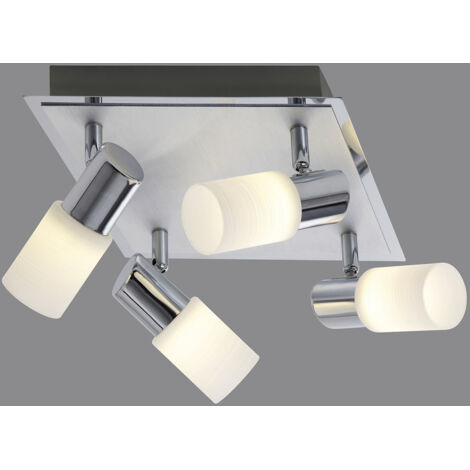 Plafoniera da Interno a LED in Metallo Cromo