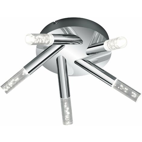 Plafoniera da Interno a LED in Metallo Cromo