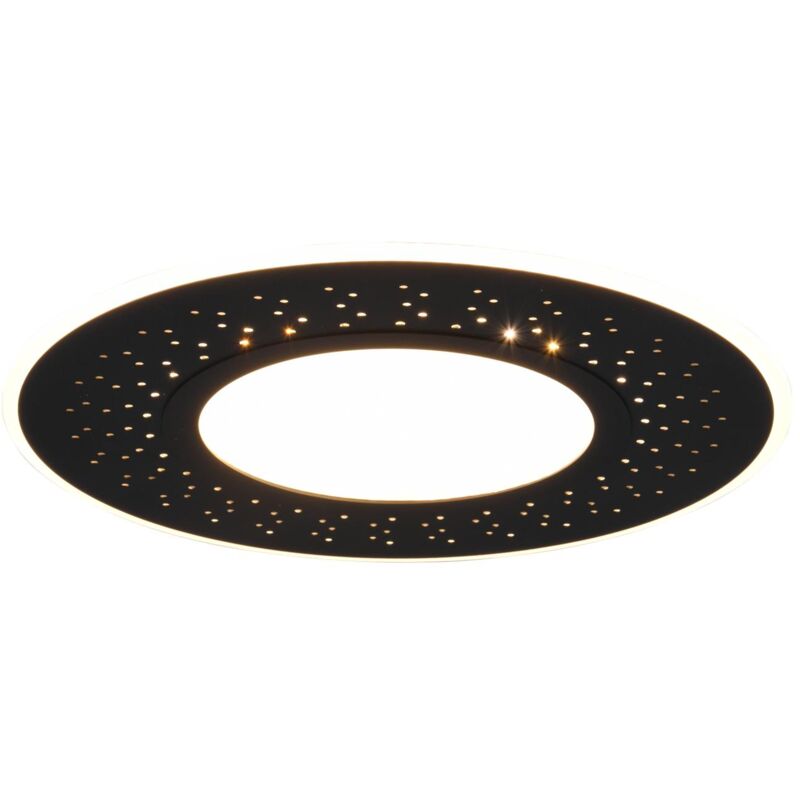 Plafoniera da Interno a led in Metallo Nero Opaco