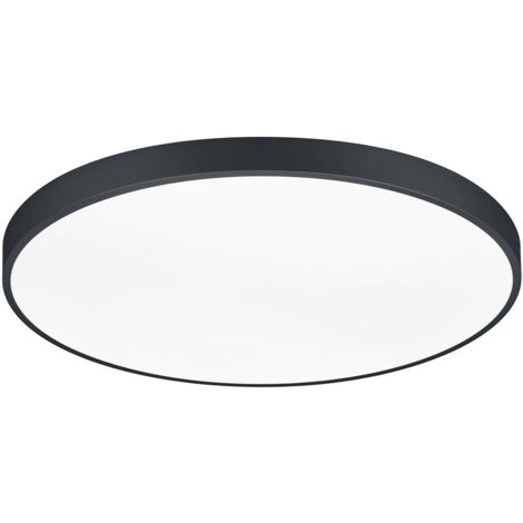 Plafoniera da Interno a LED in Metallo Nero Opaco