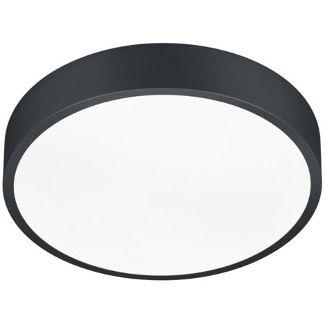 Plafoniera da Interno a LED in Metallo Nero Opaco