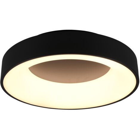 Plafoniera da Interno a Led in Metallo Nero Opaco