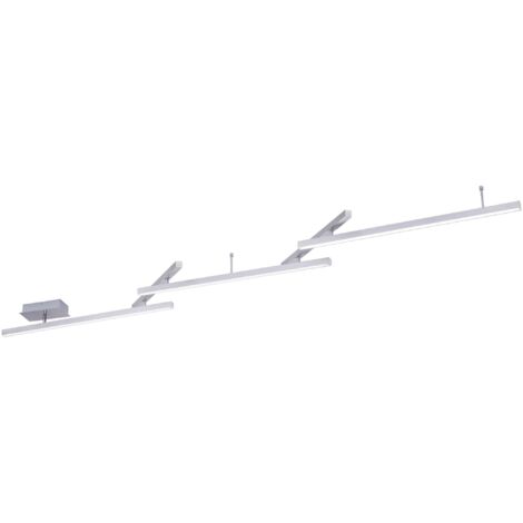 Plafoniera da Interno a LED in Metallo Nickel Opaco