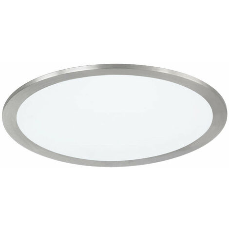Plafoniera da Interno a LED in Metallo Nickel Opaco