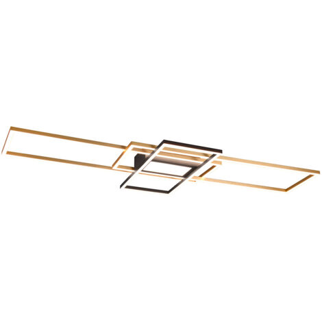 Plafoniera da Interno a LED in Metallo Ottone Opaco