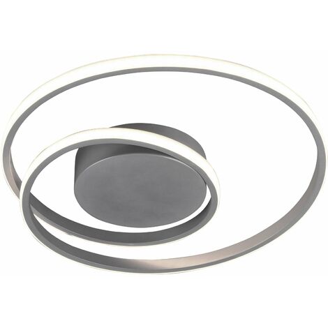 Plafoniera da Interno a LED in Metallo Titanio