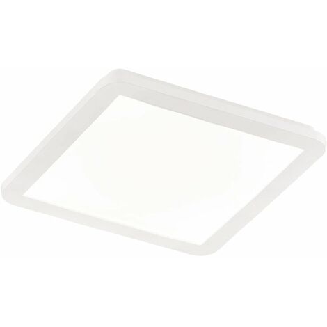 Plafoniera da Interno a LED in Plastica Bianco