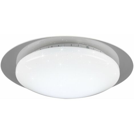 Plafoniera da Interno a LED in Plastica Bianco