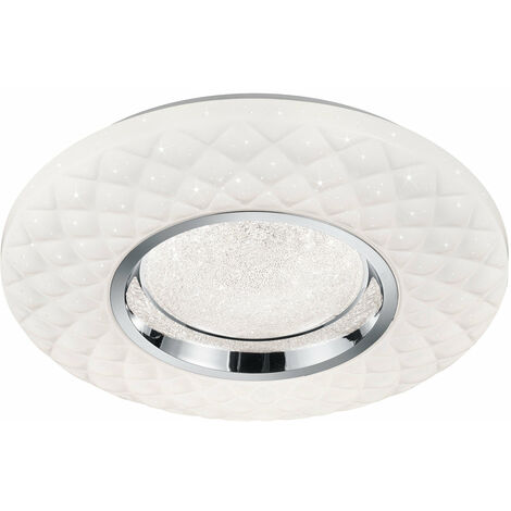 Plafoniera da Interno a LED in Plastica Bianco