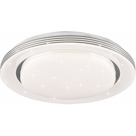 Plafoniera da Interno a LED in Plastica Bianco