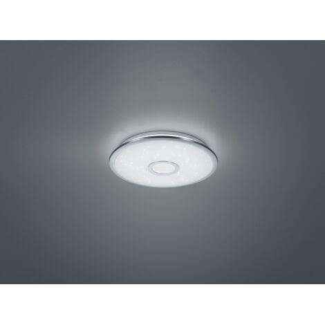 Plafoniera da Interno a LED in Plastica Cromo
