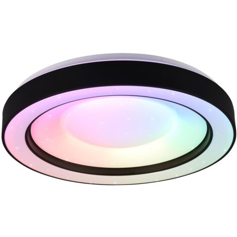Plafoniera da Interno a led in Plastica Nero Opaco