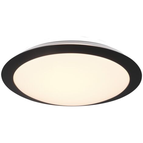 Plafoniera da Interno a LED in Plastica Nero Opaco