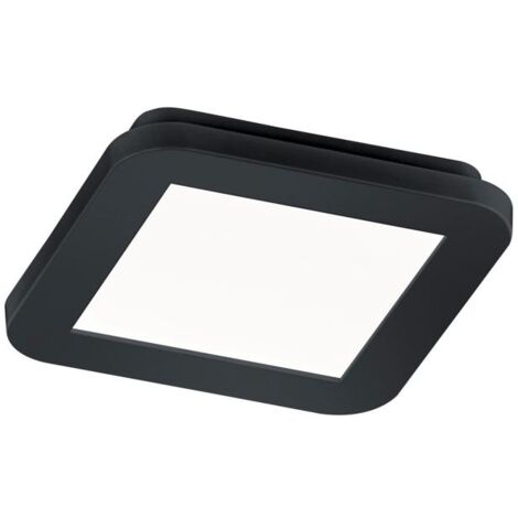 Plafoniera da Interno a LED in Plastica Nero Opaco