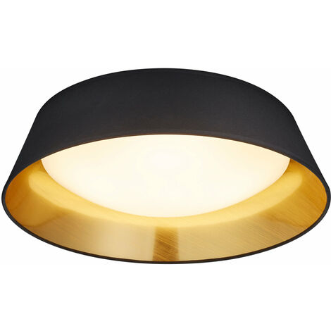 Plafoniera da Interno a LED in Tessuto Nero