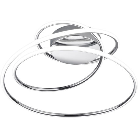 Plafoniera da Interno a LED SMD in Metallo Cromo