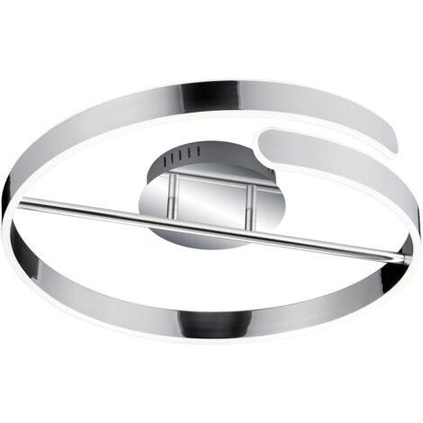 Plafoniera da Interno a LED SMD in Metallo Cromo