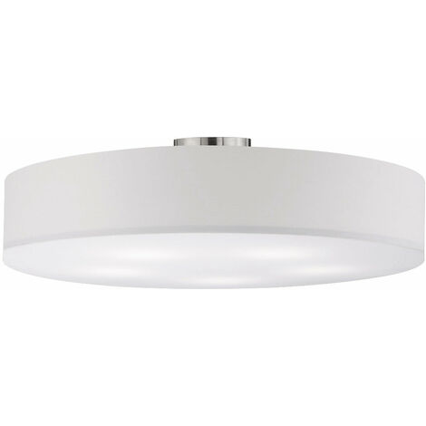 Plafoniera da Interno  E27 in Metallo Nickel Opaco