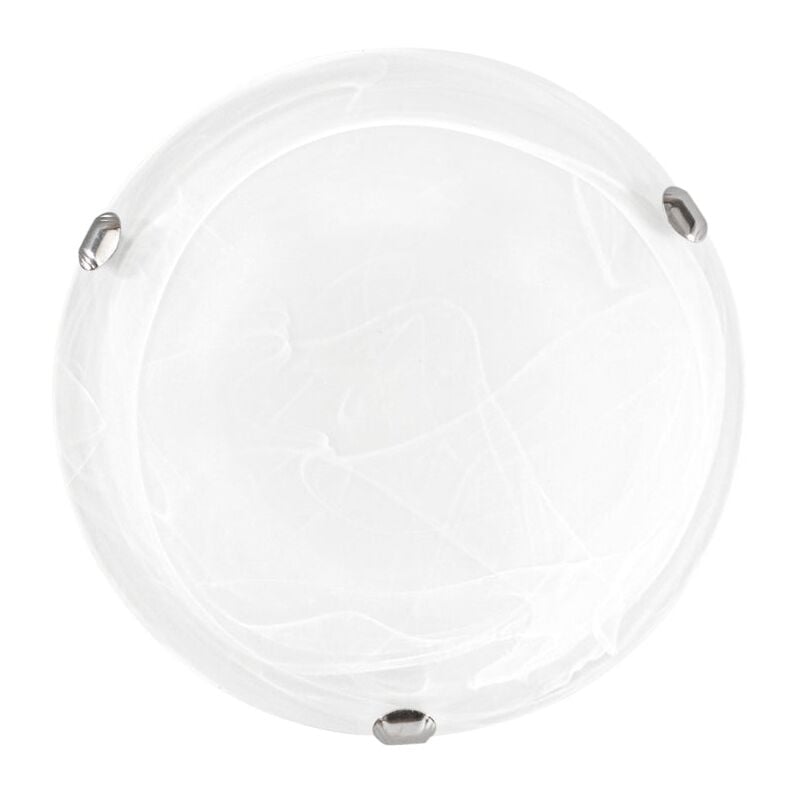 Plafoniera LED LUNA in vetro bianco 16W 4000K