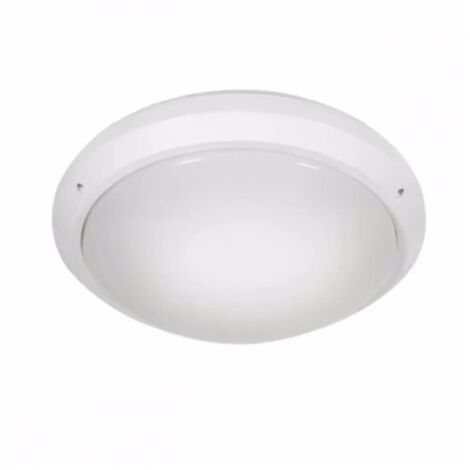 plafoniera da parete tonda bianca stagna cucina bagno soffitto E27 bianco