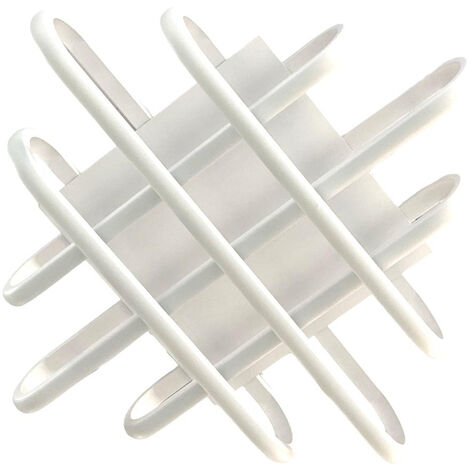 Plafoniera da soffitto a led 58 watt lampadario bianco design moderno luce calda 3000k