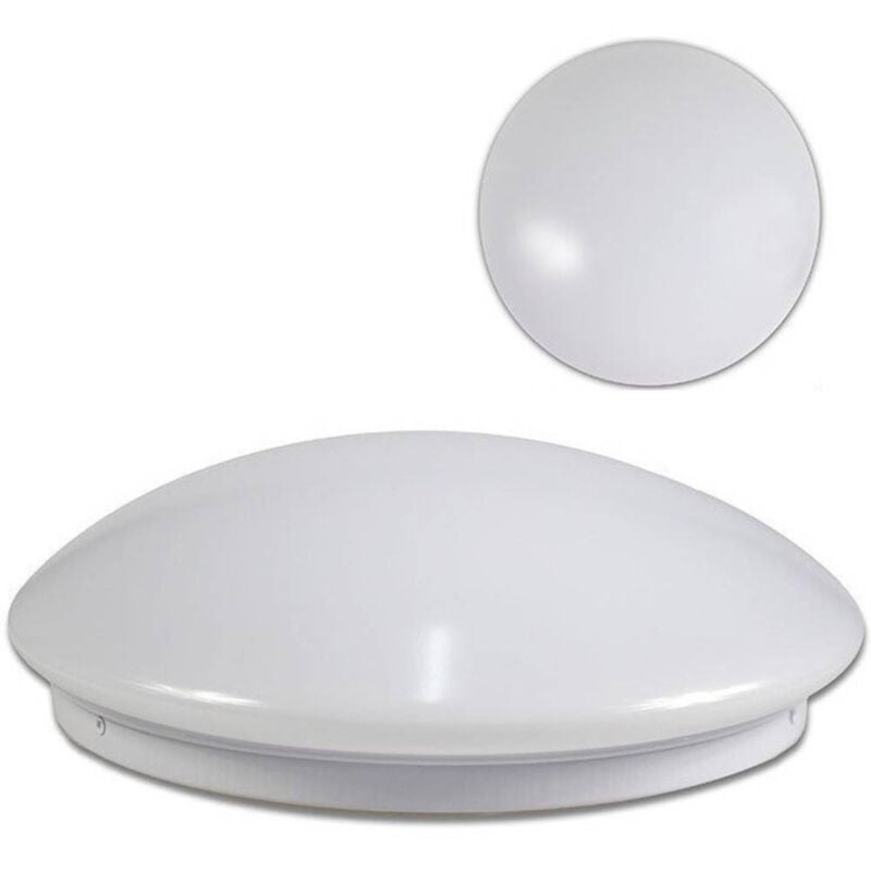 Image of Trade Shop Traesio - Plafoniera Da Soffitto Bianca 12 Watt 24 Led Small Luce 3000k 4000k 6500k C-01-s - -Bianco Naturale -