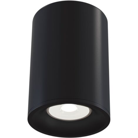 Plafoniera da soffitto Maytoni Slim C012CL-01B nera GU10