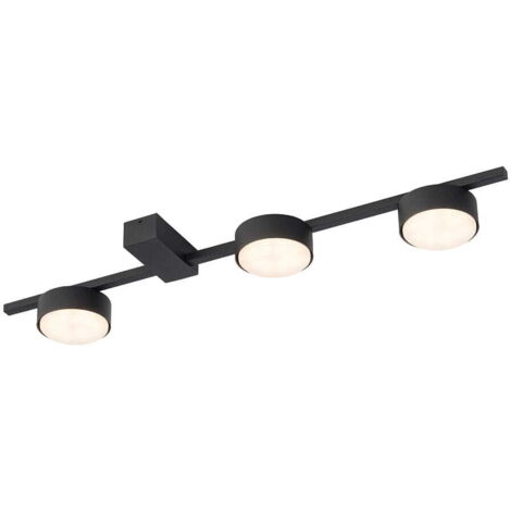 Plafoniera da soffitto Nowodvorski PILLS nera alluminio 3xGX53