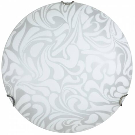 Plafoniera Daniel 40 2Xe27 Lastra Bianco Sabbiato - 5 Pz