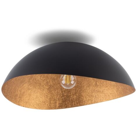 Plafoniera decorativa Solaris nera/rame Ø48cm E27 Sigma
