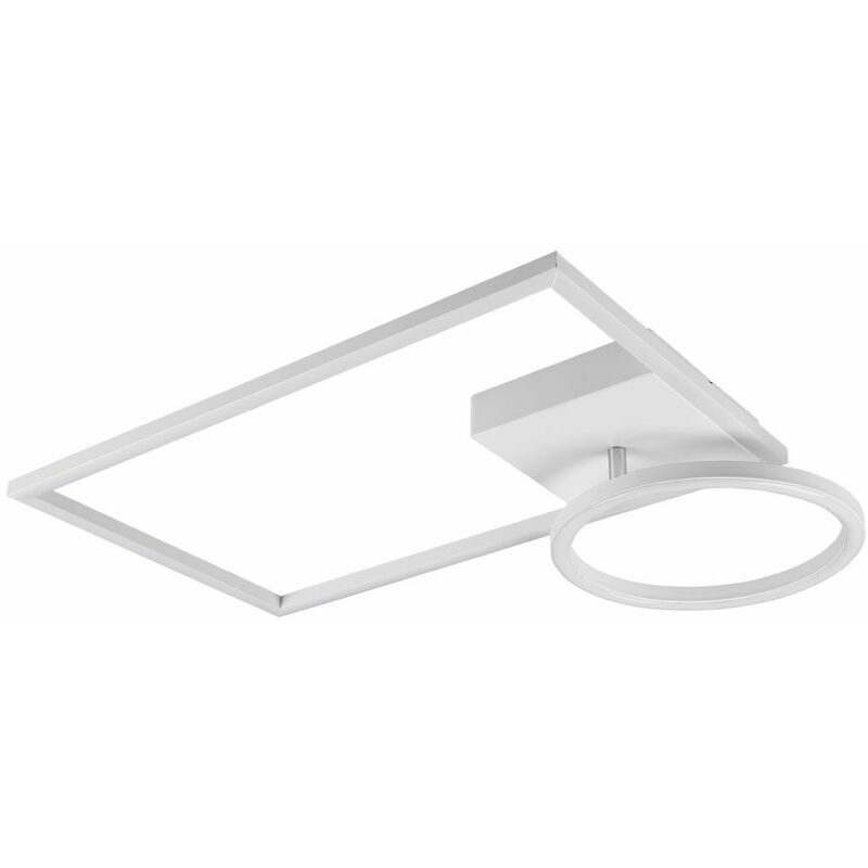 Image of Lampada da soffitto di design a LED bianca girevole soggiorno pranzo camera da letto interruttore di illuminazione dimmer luce della sala dimmerabile