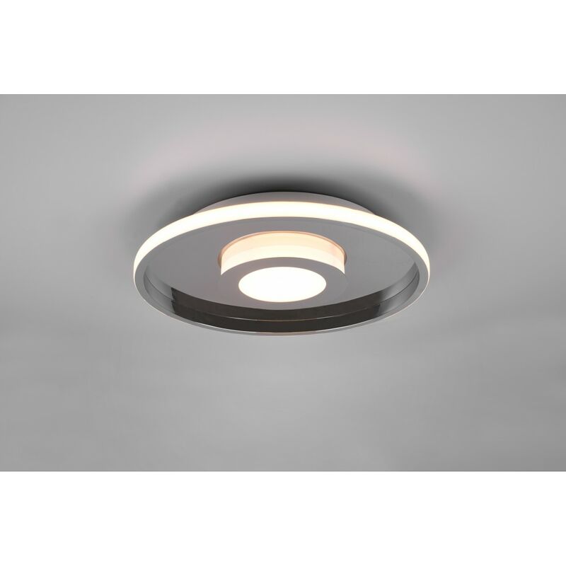 Plafoniera Disco Ascari Led 35w Cromo IP44