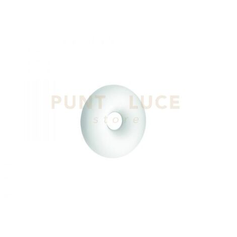 PLAFONIERA DODI D.33CM 2 LUCI ATTACCO E27 COLORE BIANCO CON DECORAZIONE BIANCO-TORTORA-NERO