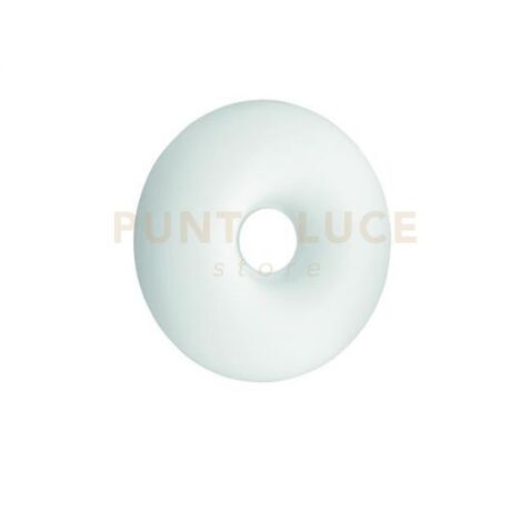 PLAFONIERA DODI D.53CM 4 LUCI ATTACCO E27 COLORE BIANCO CON DECORAZIONE BIANCO-TORTORA-NERO