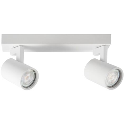 Plafoniera doppio spot 2xGU10 10W bianca Polux LYNX