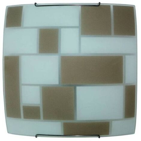 PLAFONIERA DORA D 30 CM 1 LUCE E27 F ACC BCO-MA - 4 pezzi