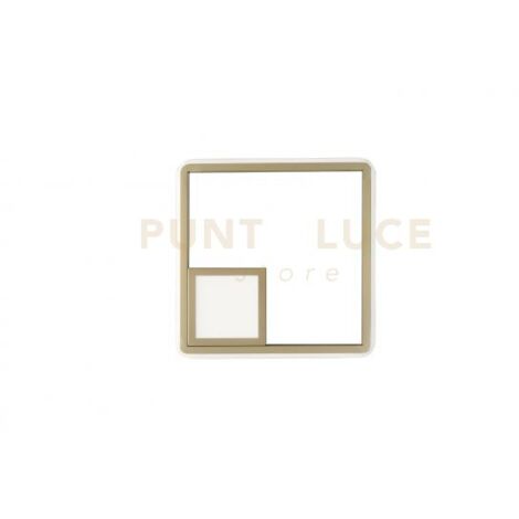 PLAFONIERA DOWEL ORO LED 3000K 22W 1817LM 24CM DIMMERABILE