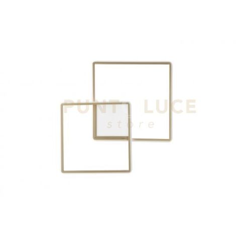 PLAFONIERA DOWEL ORO LED 3000K 46W 2865LM 55CM DIMMERABILE