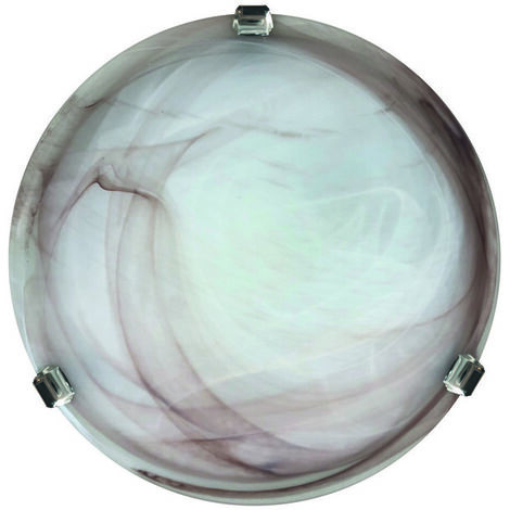 PLAFONIERA DUNA ALABASTRO TABACCO D 40 CM- 5,0 pz