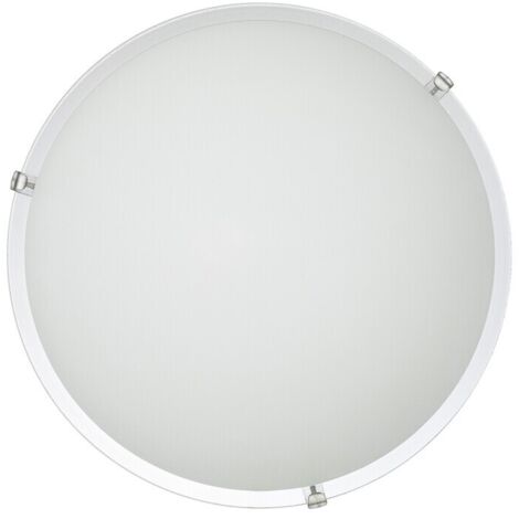 PLAFONIERA DYLAN 40 2XE27 LASTRA BIANCO LUCIDO