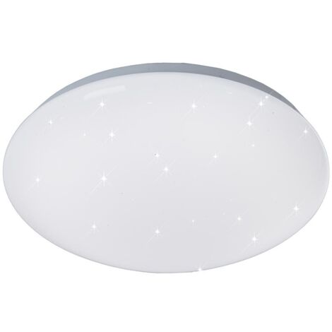 Plafoniera effetto stella lampada design plafoniera effetto cielo stellato, metallo, forma rotonda, 1x LED 15 watt 1200 lumen bianco freddo, DxH: 30x10 cm