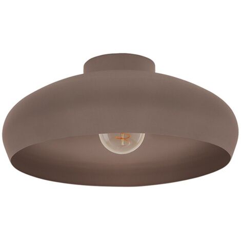 Plafoniera eglo mogano e27 1x60w colore moka- 900359