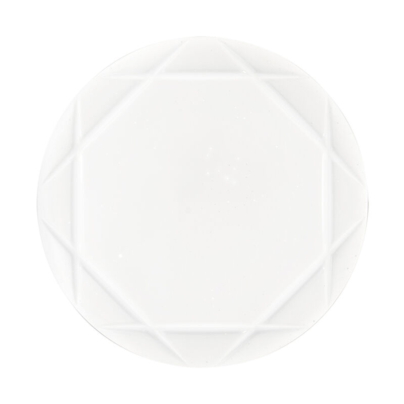 Image of Luce Ambiente E Design - Plafoniera elixir bianca 18W con interruttore interno per funzione cct 30 cm. - Bianco