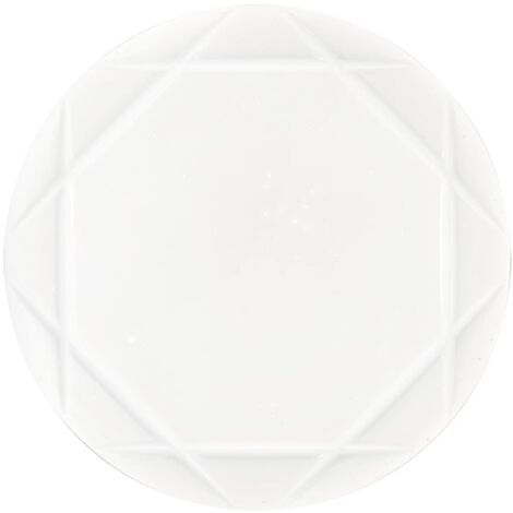 "Plafoniera ELIXIR bianca 18W con interruttore interno per funzione CCT 30 cm."
