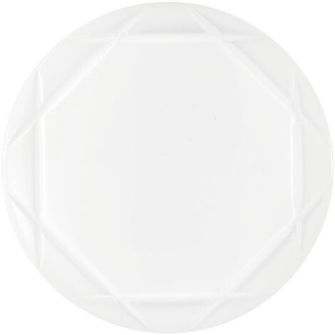 "Plafoniera ELIXIR bianca 24W con interruttore interno per funzione CCT 40 cm."