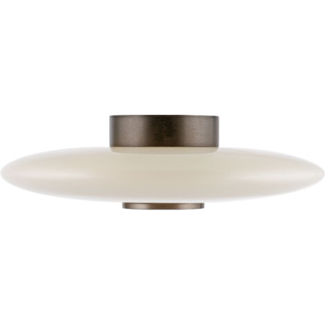 Plafoniera ellisse bianco/marrone LED 17,1W Pure Vitrum