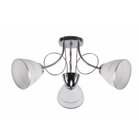 Plafoniera Elotte 3 luci E27 3x40W bianco Candellux