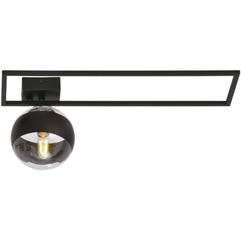 Plafoniera Emibig IMAGO 1B 1xE14 nera metallo 50cm