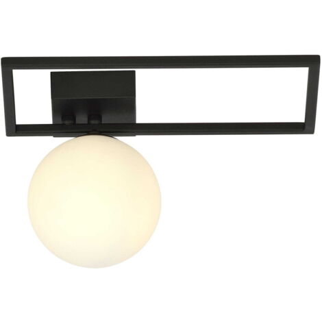 Plafoniera Emibig Imago 1xE14 dimmerabile nero/opal